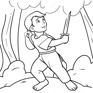 Pagina Para Colorear De Daniel En Accion 29368-26504
