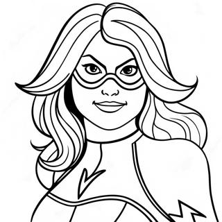 Pagina Para Colorear De Ms Marvel 29377-26507