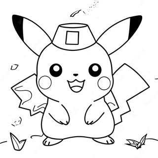 Pagina Para Colorear De Pikachu Encantador De Pokemon Go 29408-26533