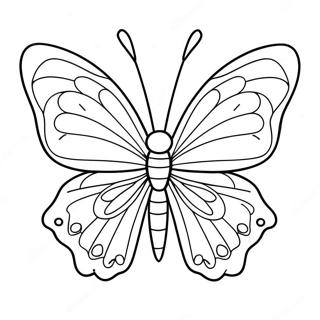 Pagina Para Colorear De Mariposa Silkwing Colorida 29508-26616