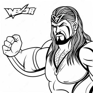 Pagina Para Colorear De Wwe 2958-2395