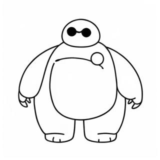 Baymax Páginas Para Colorear