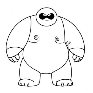 Pagina Para Colorear De Baymax En Accion 29638-26719