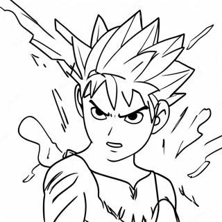 Pagina Para Colorear De Killua Con Poderes De Rayos 29698-26765