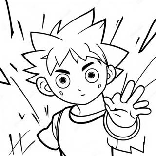 Pagina Para Colorear De Killua Con Poderes De Rayos 29698-26766