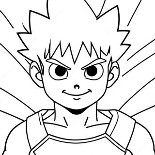 Pagina Para Colorear De Killua Con Poderes De Rayos 29698-26768