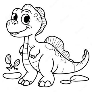 Pagina Para Colorear De Dinosaurio De Agua 29777-26827