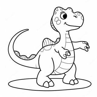 Pagina Para Colorear De Dinosaurio De Agua 29777-26828