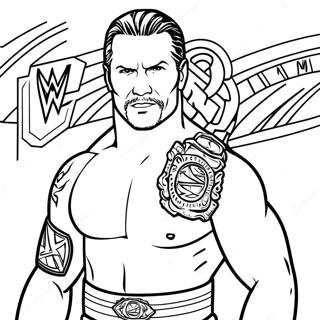 Pagina Para Colorear De Wwe 29837-26874