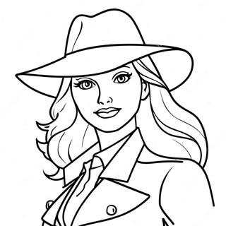 Pagina Para Colorear De Carmen Sandiego 29888-26906