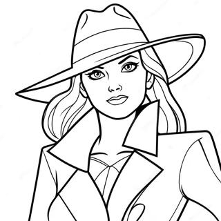 Pagina Para Colorear De Carmen Sandiego 29888-26908