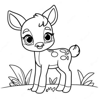 Bambi Páginas Para Colorear