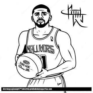 Pagina Para Colorear De Kyrie Irving 29958-26964