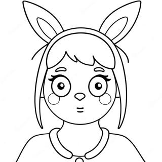 Pagina Para Colorear De Louise Belcher Con Orejas De Conejo 2999-2429