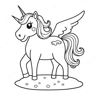 Caca De Unicornio Páginas Para Colorear