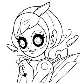 Superhéroe Kwami Miraculous Ladybug Páginas Para Colorear