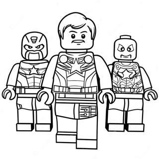 Pagina Para Colorear De Lego Avengers 3028-2450