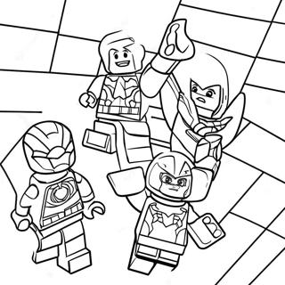 Pagina Para Colorear De Lego Avengers 3028-2452