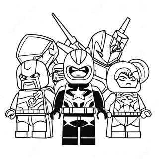 Pagina Para Colorear De Lego Avengers 3028-2474