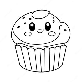 Pagina Para Colorear De Muffin 30308-27238