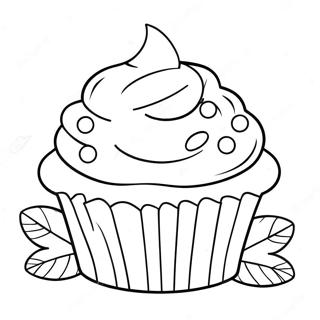 Pagina Para Colorear De Muffin 30308-27239