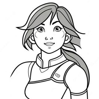 Pagina Para Colorear De Korra 30568-27446