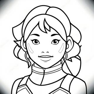 Pagina Para Colorear De Korra 30568-27447