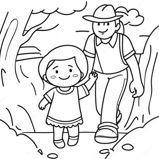 Pagina Para Colorear De Padre E Hija Aventureros 30629-27497