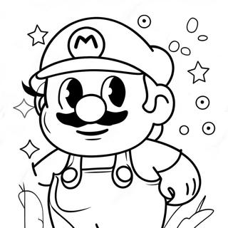 Pagina Para Colorear Del Personaje De Mario De Among Us 30638-27502