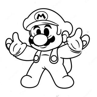 Pagina Para Colorear Del Personaje De Mario De Among Us 30638-27503