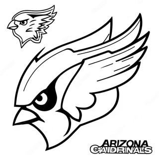 Cardenales De Arizona Páginas Para Colorear