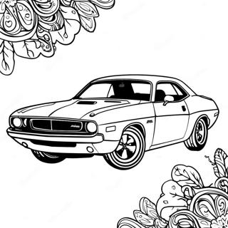 Pagina Para Colorear De Dodge Challenger 30838-27663