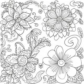 Pagina Para Colorear De Fantasia Floral De Johanna Basford 30869-27692