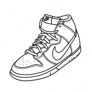 Pagina Para Colorear De Zapatos Nike Dunk Coloridos 31099-27875