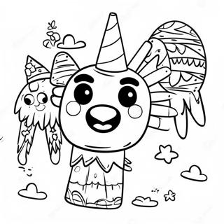 Pagina Para Colorear De Fiesta De Pinata Colorida 31119-27890