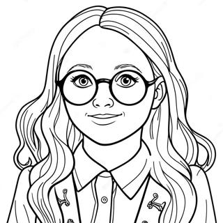 Luna Lovegood Páginas Para Colorear