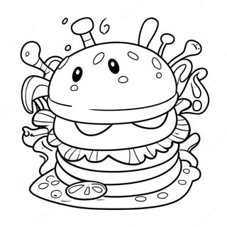 Pagina Para Colorear De Krabby Patty 31398-28110