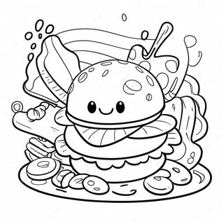 Pagina Para Colorear De Krabby Patty 31398-28111