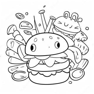 Pagina Para Colorear De Krabby Patty 31398-28112