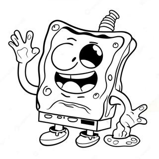 Pagina Para Colorear De Spongebob Stoner 31488-28182