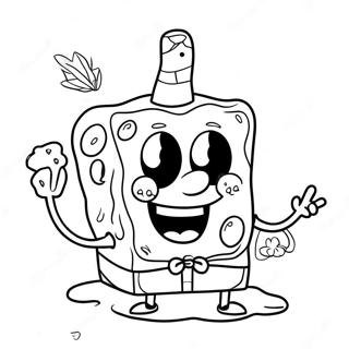 Pagina Para Colorear De Spongebob Stoner 31488-28183