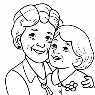 Pagina Para Colorear De Feliz Dia De Las Madres Abuela 31628-5698