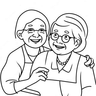 Pagina Para Colorear De Feliz Dia De Las Madres Abuela 31628-5700