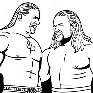 Pagina Para Colorear De Superestrellas De Wwe En Accion 31639-6743