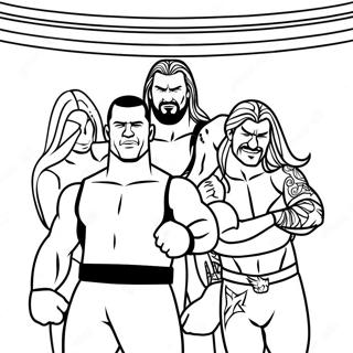 Pagina Para Colorear De Superestrellas De Wwe En Accion 31639-6822