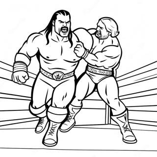 Pagina Para Colorear De Superestrellas De Wwe En Accion 31639-6823