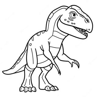 Indoraptor Del Reino Caído De Jurassic World Páginas Para Colorear