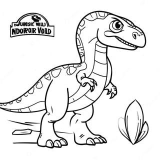 Pagina Para Colorear Indoraptor De Jurassic World 31758-16311