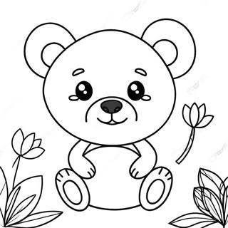 Pagina Para Colorear Oso Kawaii 31768-16319