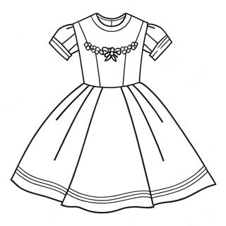 Pagina Para Colorear Vestido Elegante De Primera Comunion 31779-16329